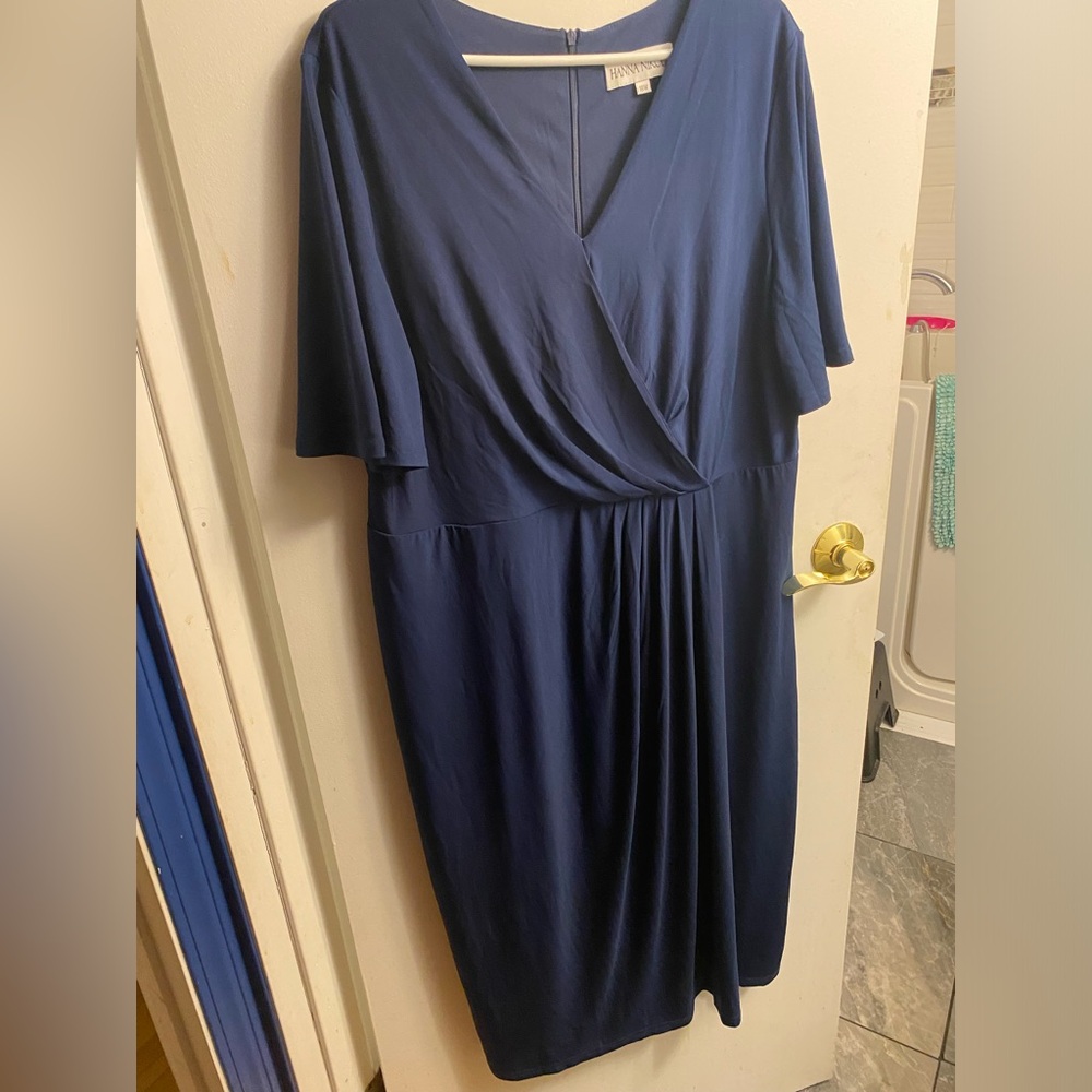 Navy Hanna Nikole Dress